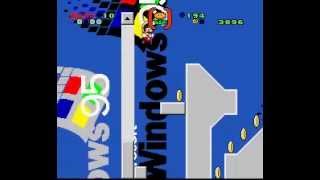 Windows 95 Super Mario World SMW Hack [upl. by Eltrym]