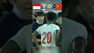 indonesia vs timor leste 💥 fifa friendly match sepakbola timnas indonesia [upl. by Wichern]