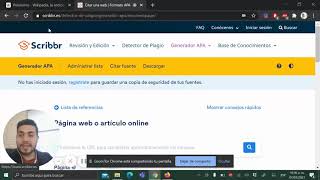 APA Cómo citar una página web [upl. by Romilda]