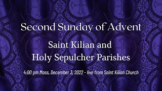 4 pm Mass  December 3 2022  Saint Kilian Church [upl. by Neyuq66]