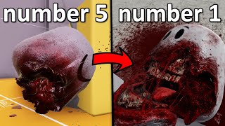 top 5 ROBLOX GORE games UPDATED POST BAN WAVE [upl. by Yragerg]