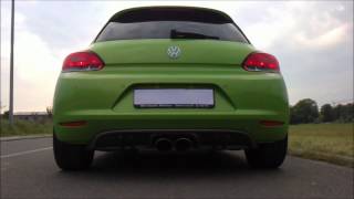 VW Scirocco 14 TSI 160 HP JE Design Exhaust Sound [upl. by Eiramenna297]