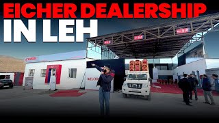 Eichers New COCO Dealership in Leh – Full Tour amp Facilities  91Trucks Exclusive eicher 91trucks [upl. by Yddeg]