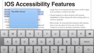 iBooks and Accessibility [upl. by Ttehr]