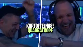 Kartoffelnase amp Quadratkopf DISSEN SICH  MONTE amp ELoTRiX DISS  ELoTRiX Clips [upl. by Aicirt]