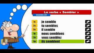 La conjugaison du verbe Sembler  Indicatif Présent [upl. by Gerstein881]