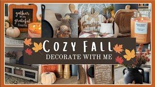 🍂 EARLY FALL DECORATE WITH ME 2024│COZY FALL DECORATING IDEAS│FALL DECOR INSPIRATION│HOME DECOR [upl. by Ahsiekit]