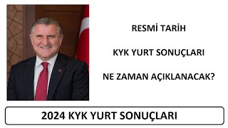 SON DAKİKA KYK YURT SONUÇLARI RESMİ TARİH NE ZAMAN KYK YURT SONUÇLAR NE ZAMAN AÇIKLANACAK [upl. by Benco]