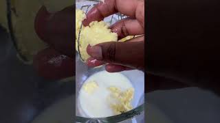 How to make butter from double creamHow to make butter at homeCan butter be made from double cream [upl. by Faunia]