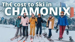 The Cost to Ski for 2 Days in the French Alps  The price of skiing in Chamonix France 4K [upl. by Ytissahc679]