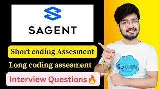 Sagent hiring Process  Sagent interview questions  sagent short and long coding assessment sagent [upl. by Carrel]