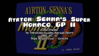 Title Theme  Ayrton Sennas Super Monaco GP II [upl. by Kimberlyn]