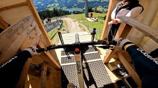 POV  Amaury Pierrons 🚀 Run from Lenzerheide [upl. by Yllim414]