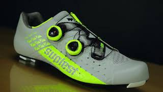 Suplest Edge 3 Carbon Pro Road Cycling Shoe Demo [upl. by Jessika977]