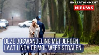 Boswandeling met Jeroen laat Linda de Mol weer stralen [upl. by Eilloh]