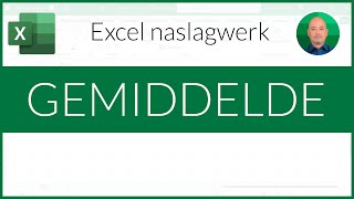 Excel naslagwerk GEMIDDELDE [upl. by Anbul]