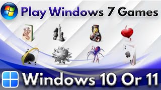 How To Get or install Windows 7 Games in Windows 10  11 or windows 8 PC [upl. by Orland714]