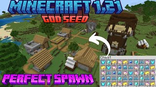 🔥Good Minecraft seed for 121 bedrock edition  God seeds [upl. by Wrennie99]