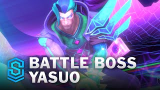 Battle Boss Yasuo Wild Rift Skin Spotlight [upl. by Jacinto945]