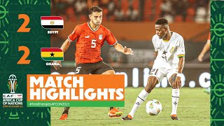 HIGHLIGHTS  Egypt 🆚 Ghana ملخص مباراة مصر وغانا TotalEnergiesAFCON2023 [upl. by Kalikow]