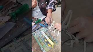 250 Amp Electra Arc Welding machine Card Repairing yallow light on welding machine shorts [upl. by Eilis]