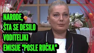 GDE JE NESTALA VODITELJKA EMISIJE quotPOSLE RUČKAquot ISPLIVALI NEPOZNATI DETALJI O JOVANI GRGUREVIĆ [upl. by Dygal]