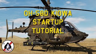 DCS World OH58D Kiowa Startup Tutorial [upl. by Richelle]