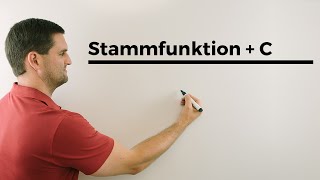 Stammfunktion  C Bestand aus einer Änderungsrate ermitteln  Mathe by Daniel Jung [upl. by Adine]