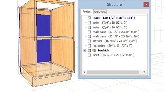 Making Custom Cabinets in Pro100 Design Software [upl. by Pappas5]