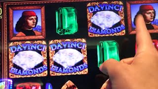 DaVinci Diamonds 6MAX ✦Live Play✦ Slot Machine in Las Vegas [upl. by Haugen166]