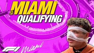 F1 MIAMI GRAND PRIX QUALIFYING 2024  Live Reaction amp Commentary [upl. by Nodlehs]