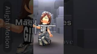 Maeva games irl  😱😱 video edit roblox shortsviral short [upl. by Onifur]