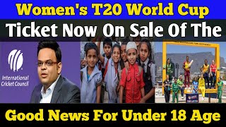 Womens T20 World Cup Ticket Now On Sale Of The [upl. by Gaspard]