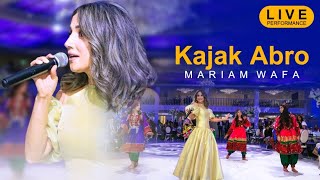 Mariam Wafa  Kajak Abro  Live Performance [upl. by Mair]