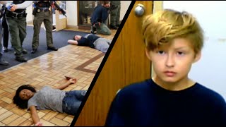 When Kid School Shooters Realize They’ve Been Arrested [upl. by Ennyrb]