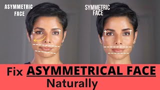 You Can FIX ASYMMETRICAL FACE NATURALLY by making these 5 CHANGES [upl. by Alexio651]