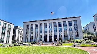 NORTHEASTERN UNIVERSITY WALK AROUNDS CAMPUS TOUR REVIEW  HUNTINGTON AV MASSACHUSETTS BOSTON USA [upl. by Ecnarual416]