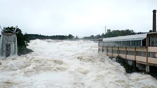 Disaster in Norway Dam is destroyed houses are washed away by flood [upl. by Eyde]