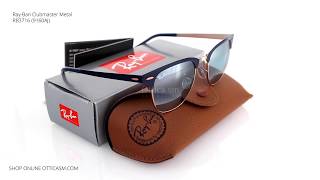 Ray Ban Clubmaster metal RB 3716 9160AJ [upl. by Ozen]