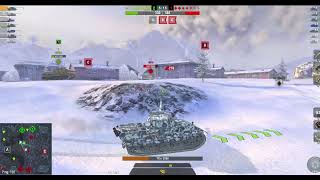 E75 Steel Battle For A Town In The Snow Wall Wot Blitz [upl. by Buehler]