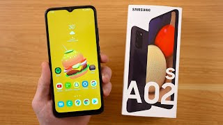 Samsung Galaxy A02s Unboxing amp First Impressions [upl. by Kinna957]