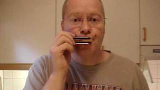 How to play train amp whistle harmonica part 1 [upl. by Ilarrold]