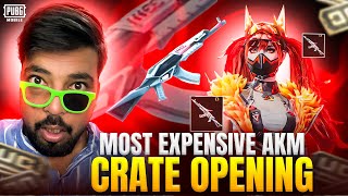 Most Expensive AKM Crate Opening 😱 Htawanyt77 Ke Naam ❤️ [upl. by Lacey]