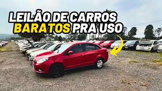 ESSE É O MELHOR LEILÃO PRA COMPRAR CARROS BARATOS PRA USO [upl. by Leinadnhoj]