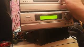 First test Denon CD Player D77UCD77 Denon Preceiver D99UTP99 Wega pre amp PV210 Melodija 6AS2 [upl. by Toby]