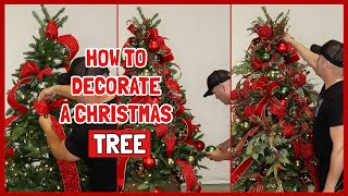 Christmas Tree Decorations Ideas 2024  TRADITIONAL CHRISTMAS TREE  Ramon At Home [upl. by Haizek]