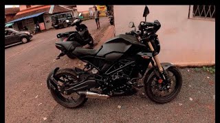 New Honda Cb300R 2024 bigger tyre modified new exhaust  new look [upl. by Einavoj]