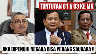 MUSTAHIL  NEGARA BISA PERANG SAUDARA JIKA TUNTUTAN AMIN amp TPN GAMA DIPENUHI MK [upl. by Popper]