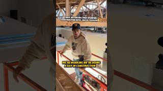 CONSTRUCTION VLOG OUT NOW LINKED ABOVE⬆️ construction hispanic comedy nicknayersina shorts [upl. by Leasi499]