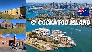 Cockatoo Island Sydney Australia  Traveling by Ferry [upl. by Lavro728]